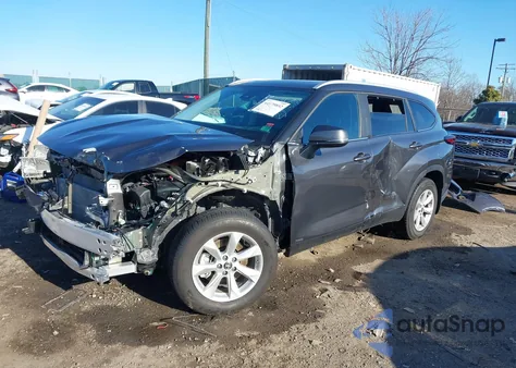 2025 Toyota Highlander Hybrid Xle из США, поврежденный, VIN 5TDKBRCH2SS671064